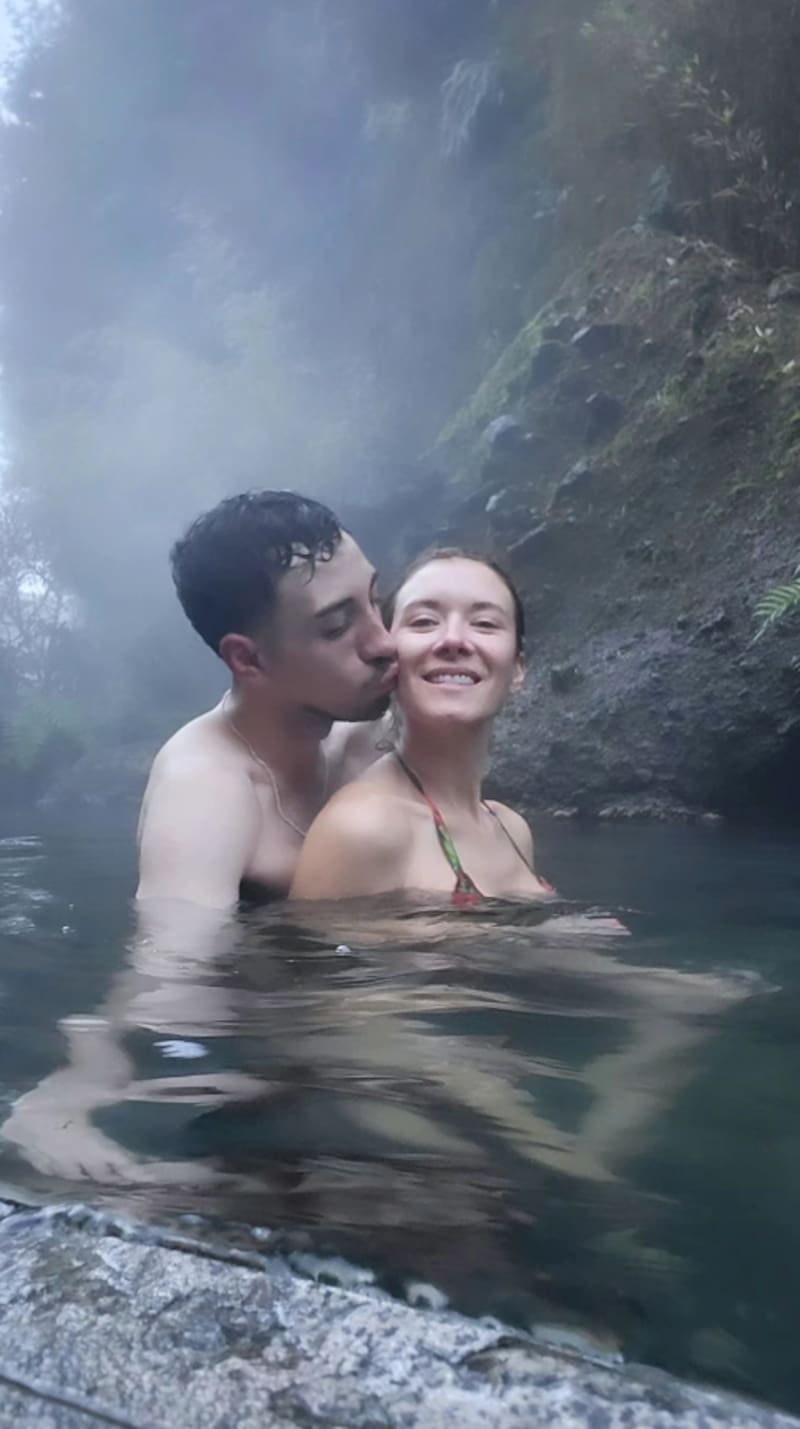 Diego Urrutia y Carla Jara pasaron una grata escapada al sur de Chile.