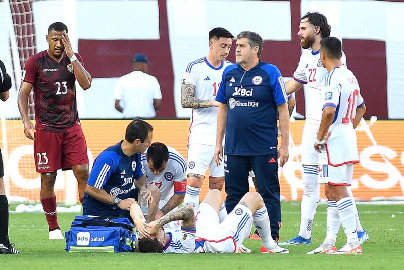 se lesionó ante Venezuela en Maturín por las Eliminatorias (Foto: Aton)