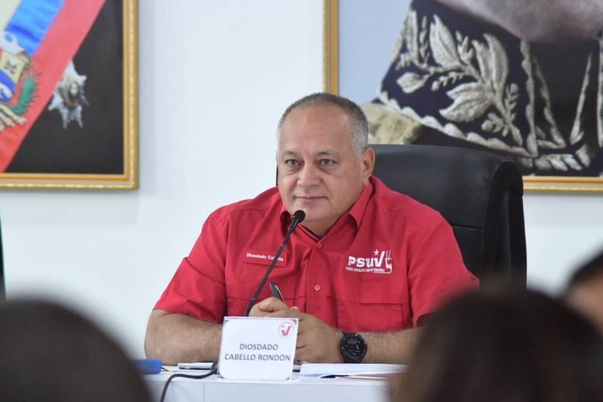 Diosdado Cabello, diputado de la Asamblea Nacional de Venezuela y número 2 de dicho país.