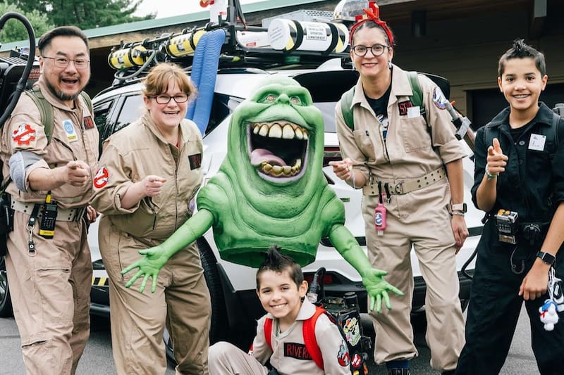 El escuadrón completo puede salir a buscar a las criaturas más peligrosas este Halloween. Créditos: Pinterest.