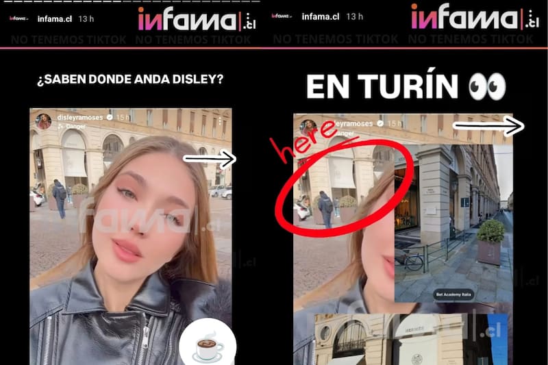 en el medio Infama compartieron detalles de su viaje a Italia.