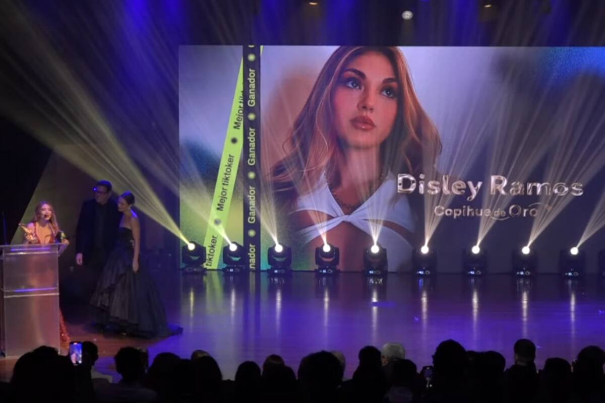 La influencer ganó en la categoría de Mejor TikToker.