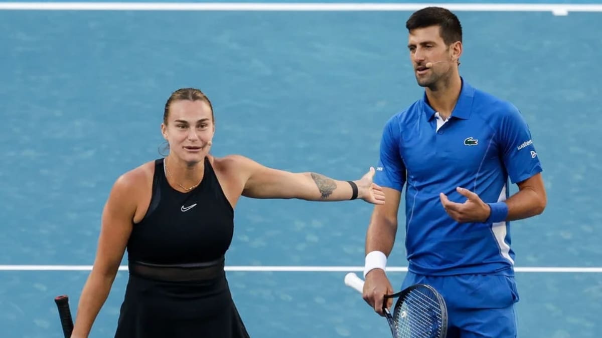 ¿La mejor pareja del circuito? Djokovic y Sabalenka jugarán el dobles mixto del US Open