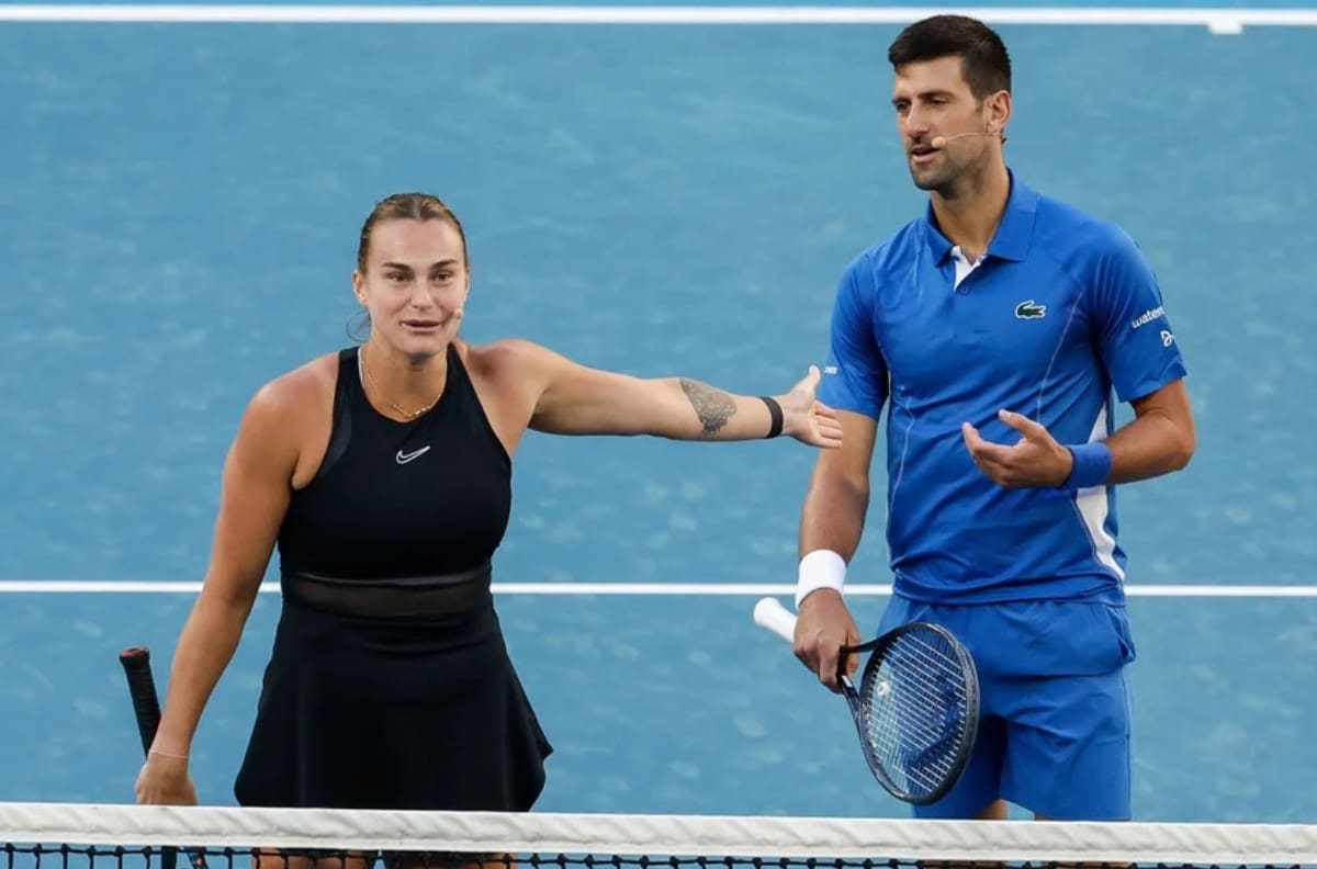 ¿La mejor pareja del circuito? Djokovic y Sabalenka jugarán el dobles mixto del US Open
