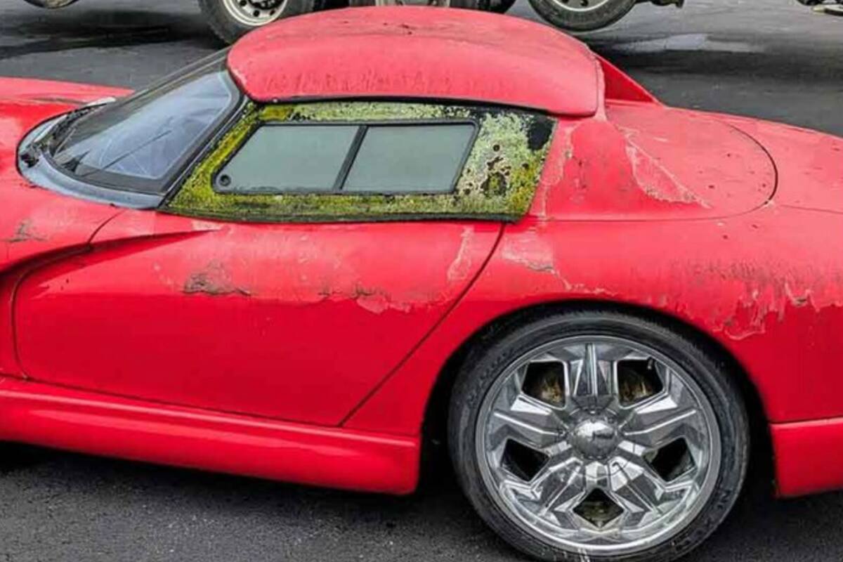 El Dodge Viper sufrió con el paso del tiempo y debe ser restaurado / Foto facebook de Viper Club of America