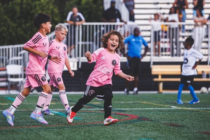 El hijo de Maximiliano Falcón disputó su primer partido en las inferiores del Inter Miami. Foto: Florencia Pouso.