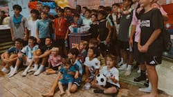 No olvida: Domingo Falcón asiste al cumpleaños del hijo de Messi con la camiseta de Colo Colo