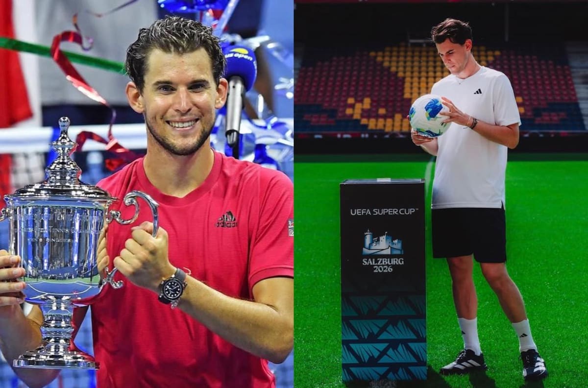 Tras su retiro tempranero del tenis: Dominic Thiem se convirtió en futbolista profesional