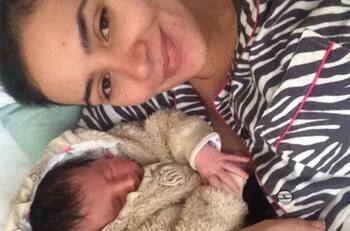 Así de grande está Vicenta, la hija mayor de Rodrigo Wainraihgt y Dominique Gallego