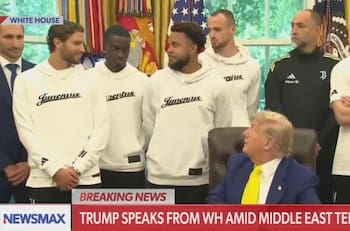 VIDEO | Donald Trump incomodó a toda la Juventus con pregunta sobre la gente trans en el deporte