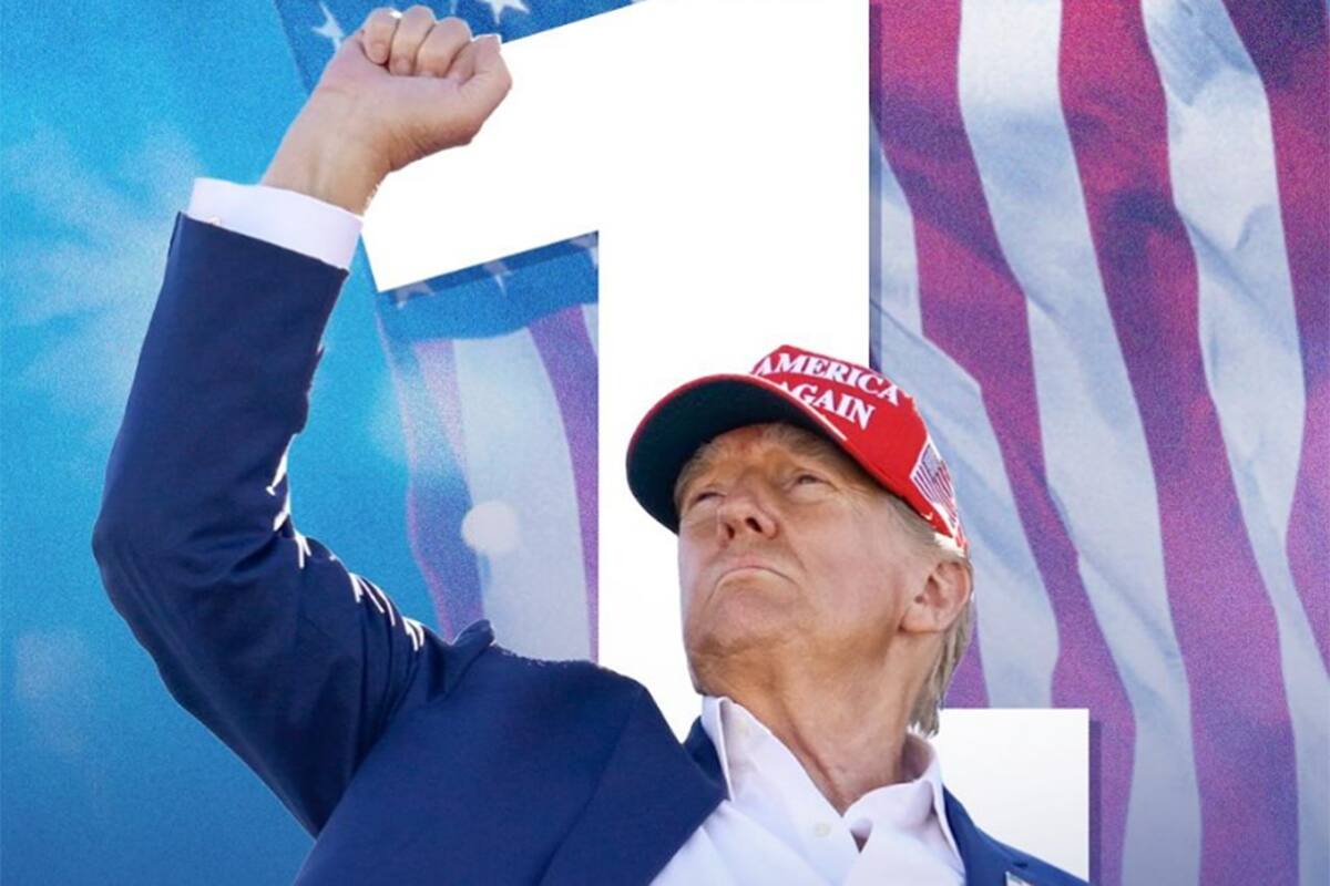 arrasó en las urnas este martes 5 de noviembre con más de 270 votos electorales. Créditos: @realdonaldtrump.