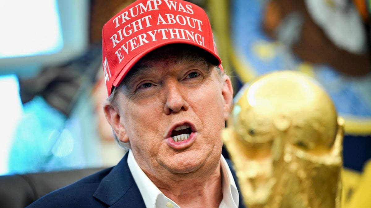 Trump confirmó que no sabe de fútbol: “¿Cómo se sanciona a un futbolista para un partido que aún no se ha jugado?"
