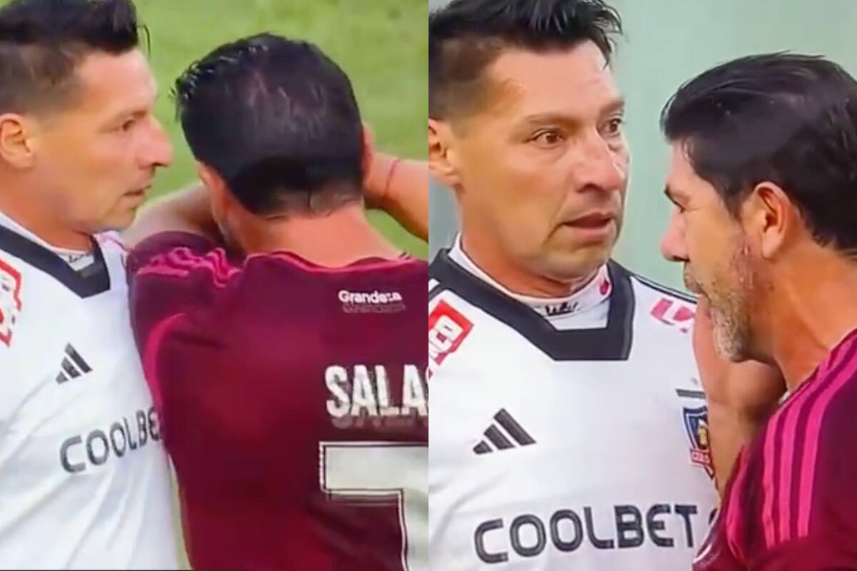 Sacaron chispas: el tenso cruce entre Marcelo Salas y Pablo Contreras en el Duelo de Leyendas.