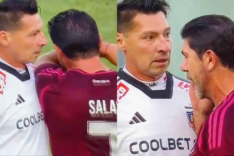 Sacaron chispas: el tenso cruce entre Marcelo Salas y Pablo Contreras en el Duelo de Leyendas.