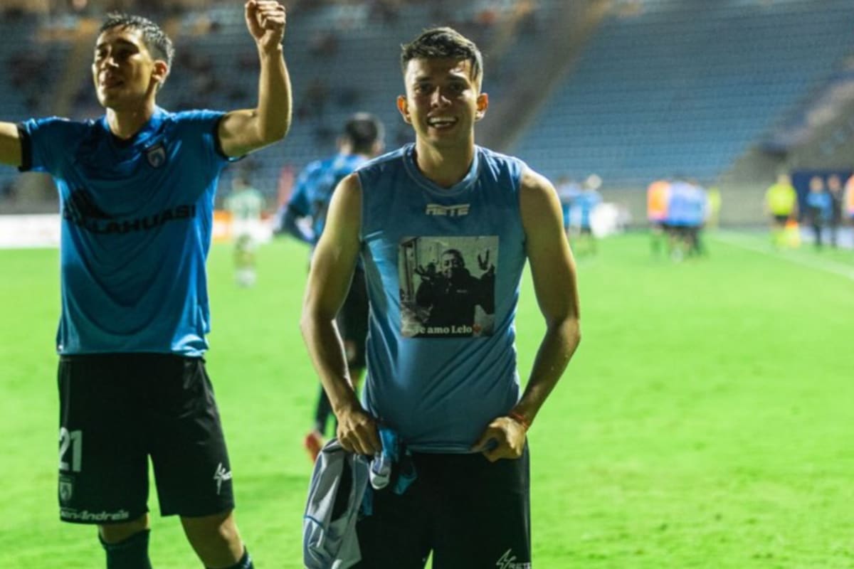 El delantero fue el héroe de Deportes Iquique. Foto: @cdiquique