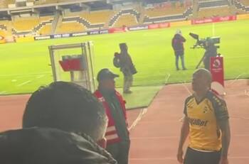 VIDEO | Dylan Glaby fue amenazado por un furioso hincha tras el empate entre Coquimbo y la U