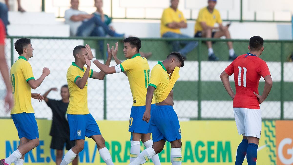 La 'Roja' Sub 17 no pudo con la efectividad de Brasil y cayó en amistoso