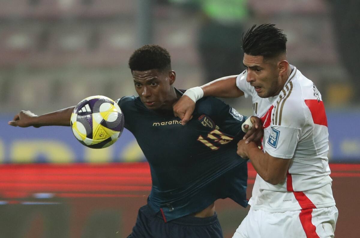 Con uno menos: Ecuador empató ante Perú y aseguró un boleto para el Mundial 2026
