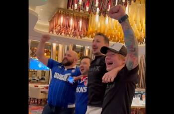 VIDEO | Ed Sheeran se volvió loco con ascenso del Ipswich Town a la Premier League