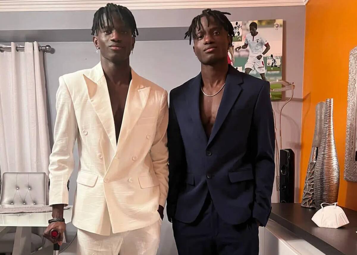 Edgar y Edelino Lé los hermanos que están en la polémica en el Dinamo Bucarest de Rumania.