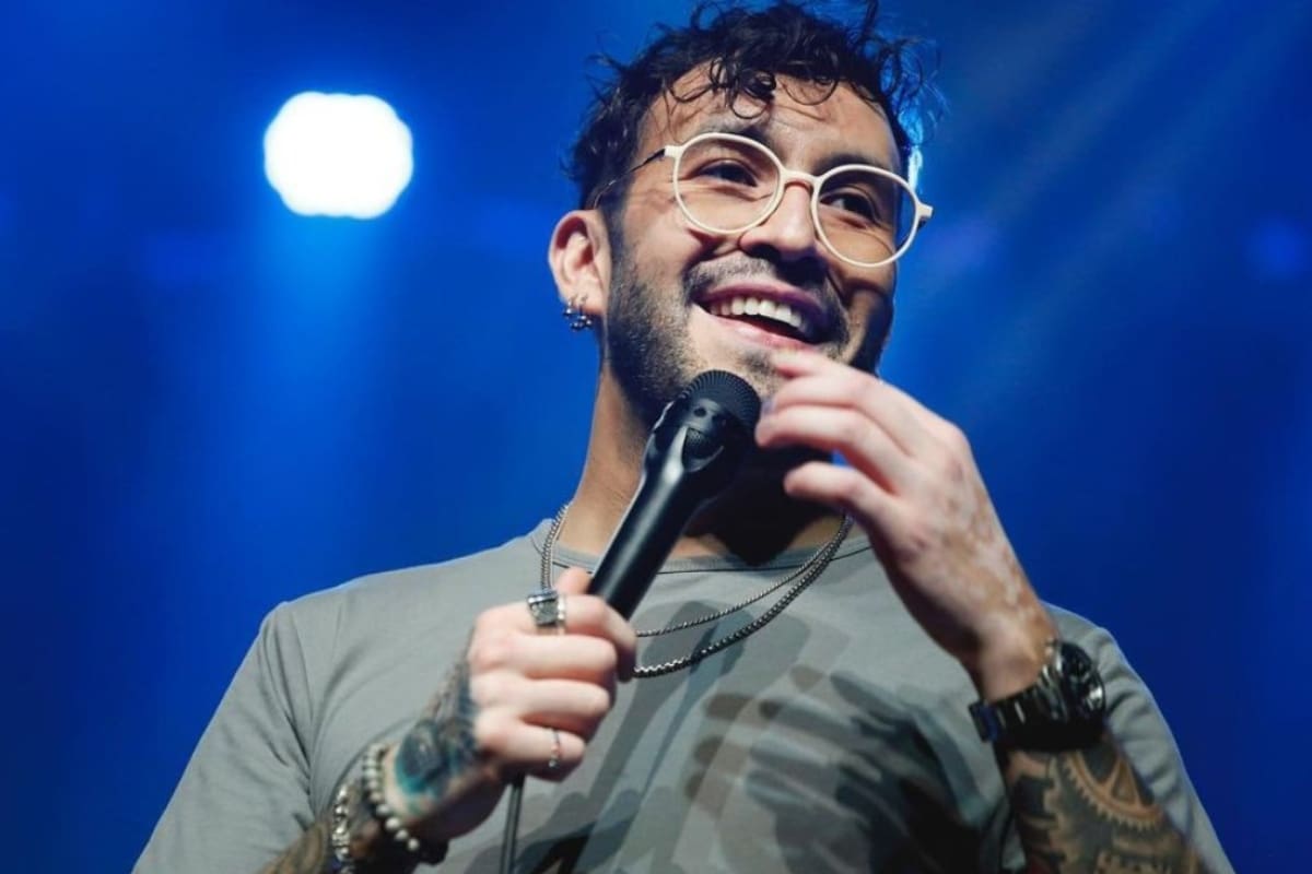 Edo Caroe estuvo en el Festival de Viña en el año 2016. Créditos: Instagram