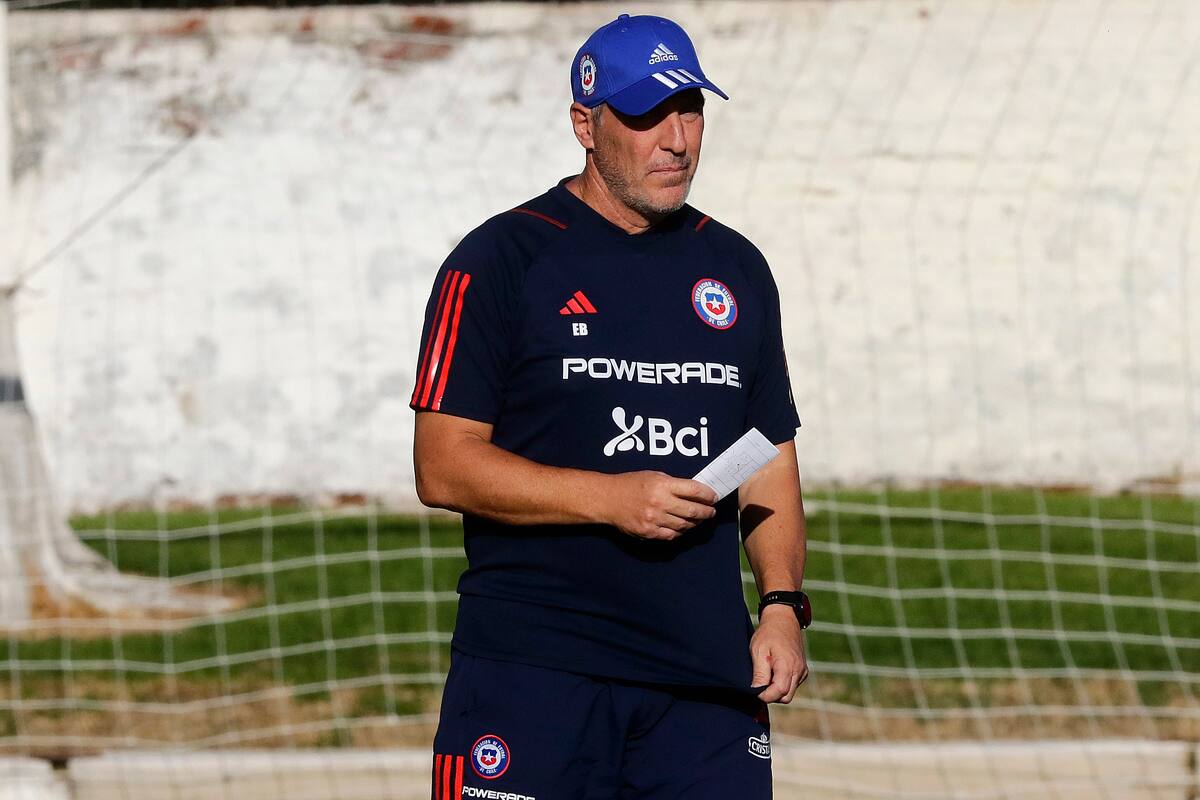 Eduardo Berizzo en La Roja. Foto: Agencia Aton.