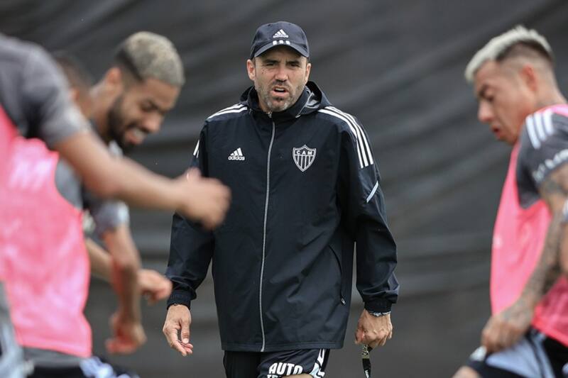 Eduardo Coudet dirigirá al Atlético Mineiro ante el América MG (Foto: Atlético, Twitter)