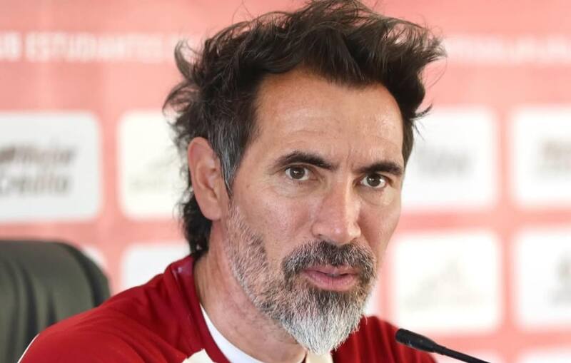 , entrenador de Estudiantes de La Plata. Foto: Instagram Estudiantes.