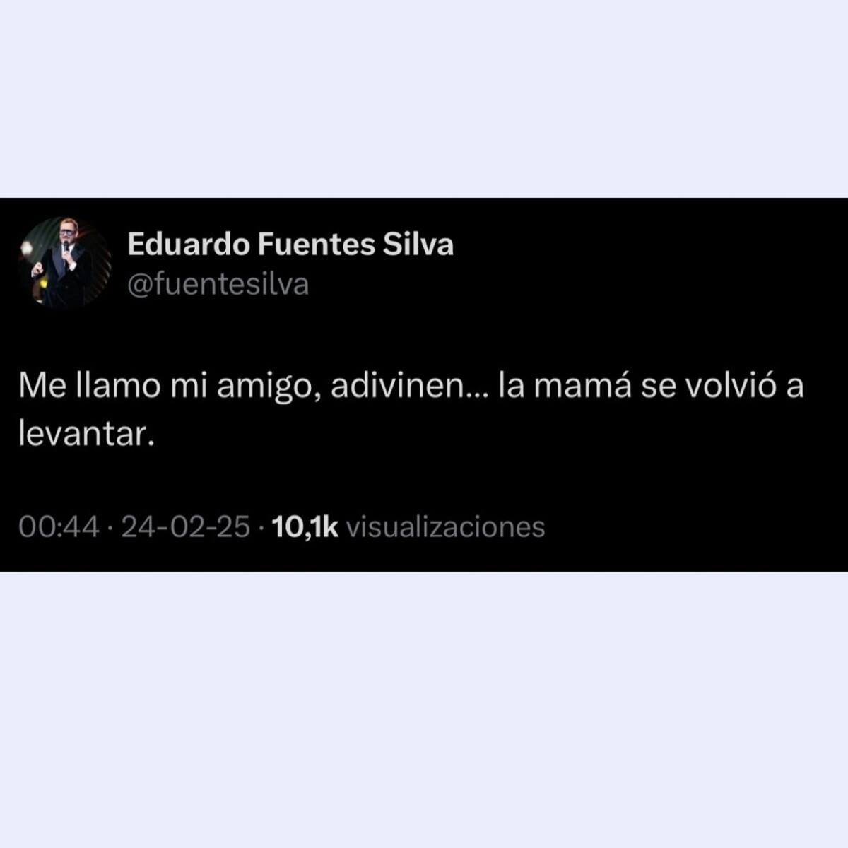 El tweet del animador que lo dejó con aplausos.