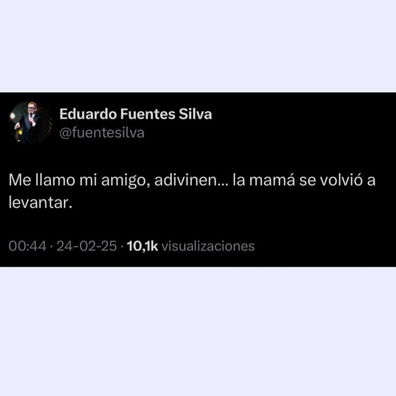 El tweet del animador que lo dejó con aplausos.