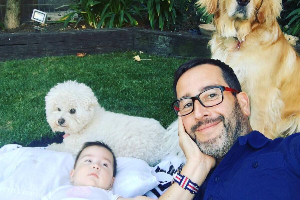 Alma, la hija de Eduardo Fuentes, tiene 6 años de edad.