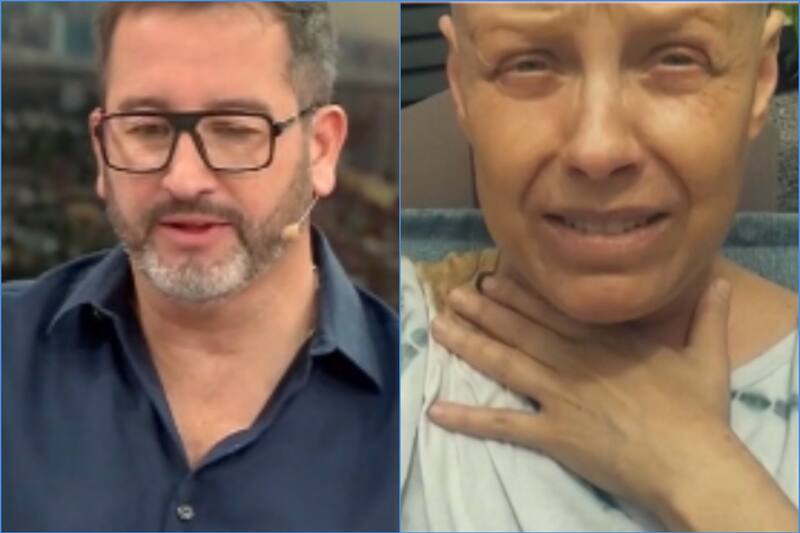 Eduardo Fuentes se conmueve tras ver el adelanto del documental de Claudia Conserva. Créditos: TVN.
