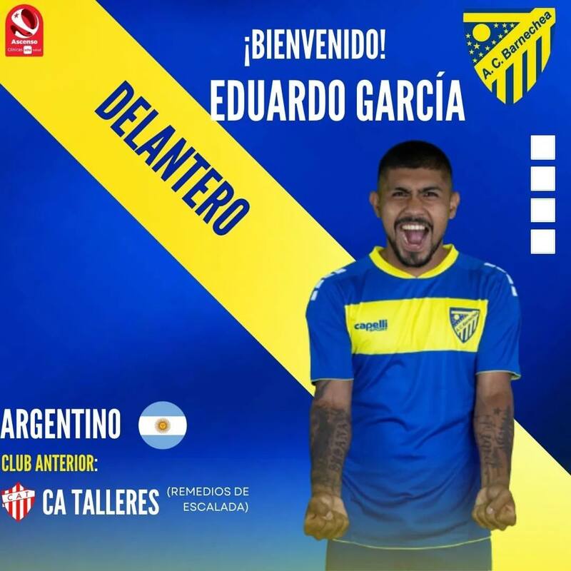Eduardo García fue presentado por Barnechea. Foto: @a.c.barnechea