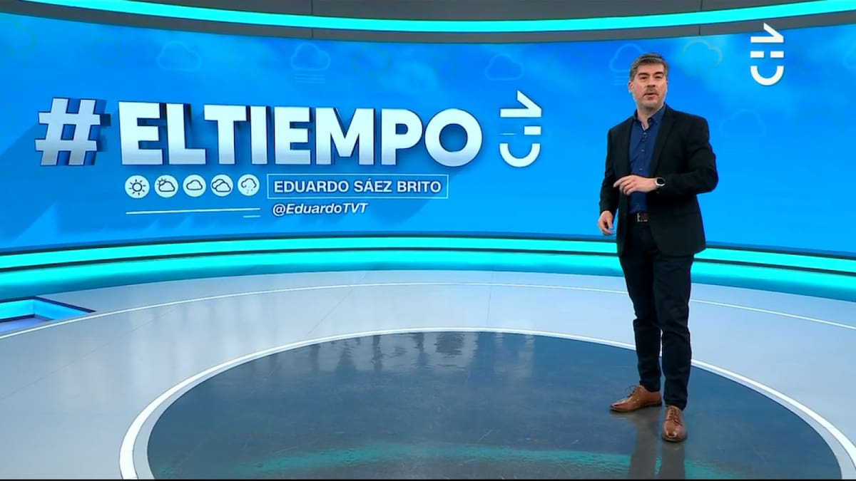 El meteorólogo de Chilevisión aclaró cuándo terminarían las precipitaciones en Santiago.