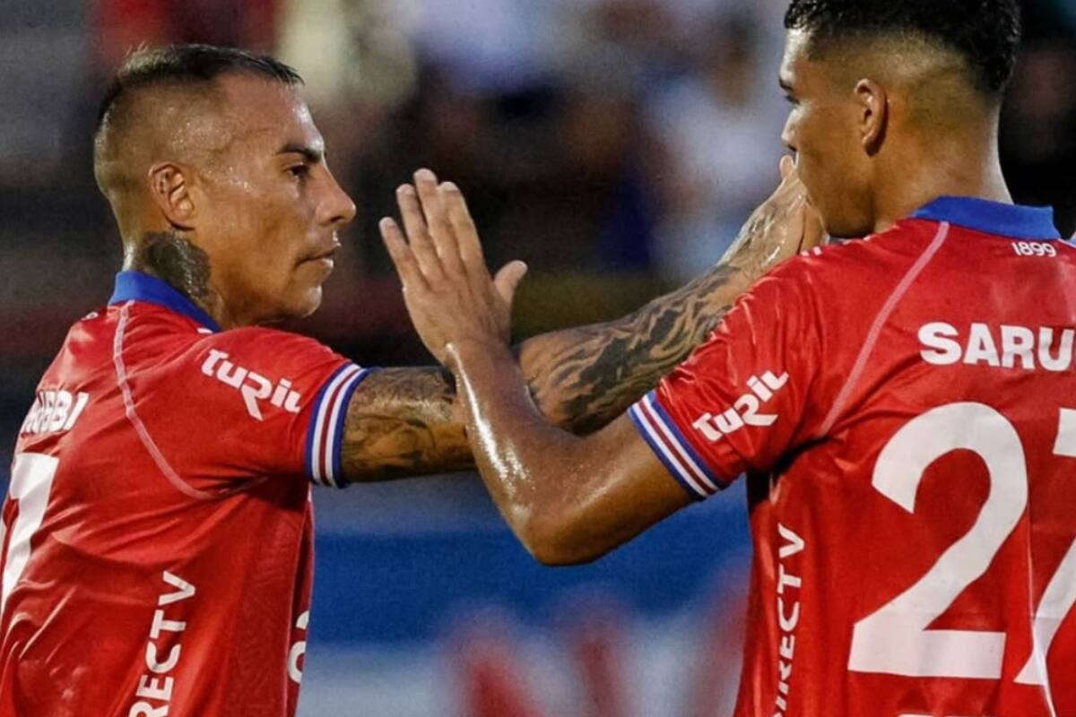 celebrando su segundo gol con Nacional. (Foto: Nacional).