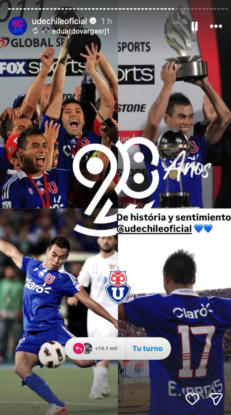 De Marcelo Salas a David Pizarro: los saludos para la U en su aniversario 98