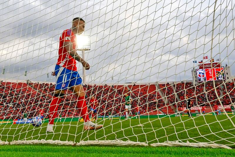 , delantero de La Roja. Foto: Agencia Aton.