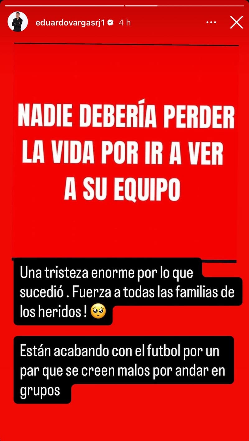 Eduardo Vargas en Instagram.