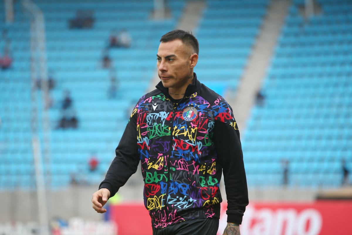 . El delantero de Audax Italiano. Foto: Agencia Aton.