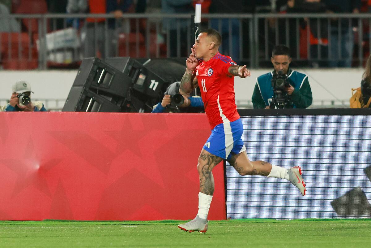 marcó para Chile contra Brasil. Agencia Aton