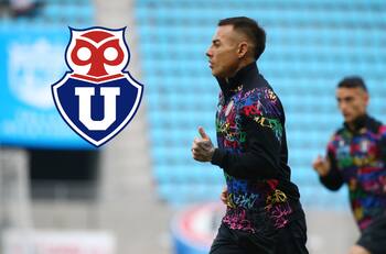 Coto Ribera defiende a Eduardo Vargas y llama a la hinchada de la U a no pifiarlo