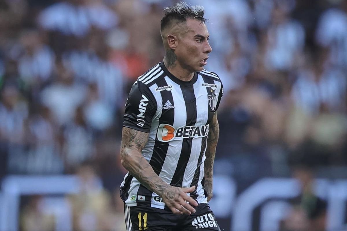 Eduardo Vargas podría salir del Atlético Mineiro rumbo a Santos o Flamengo. Foto: Instagram