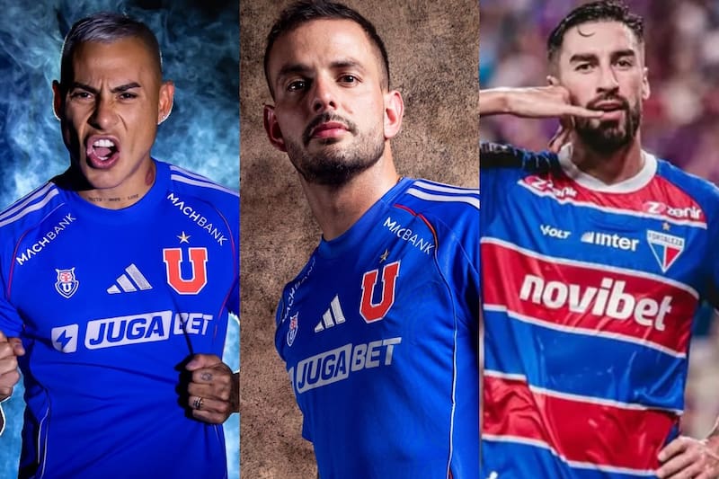 Los nuevos delanteros de la U.