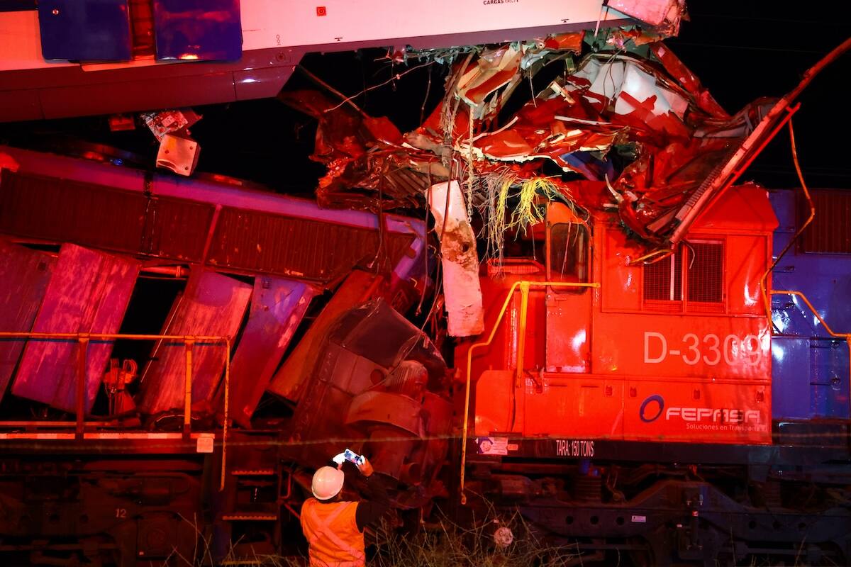 Así quedaron los trenes tras fatal accidente del 20 de junio.