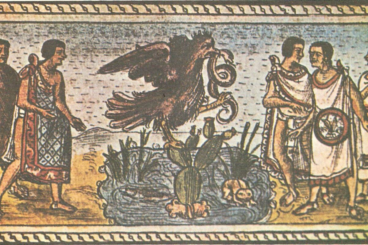 Según la leyenda, una importante ciudad del imperio azteca.