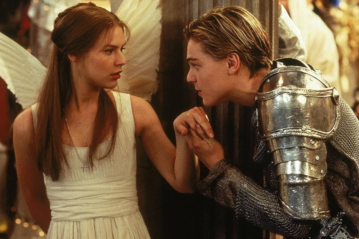 Captura de la película Romeo y Julieta de 1997.
