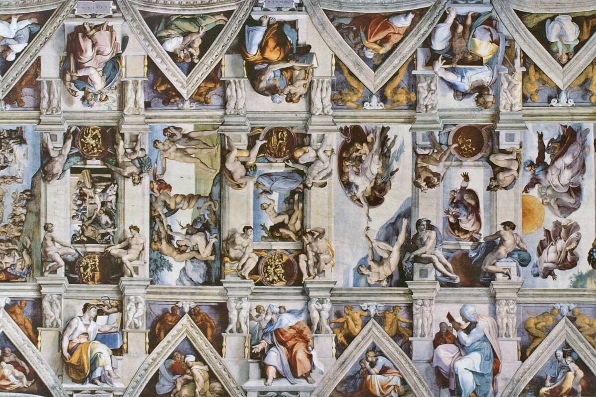 El conjunto de pinturas fue finalizado en 1512.