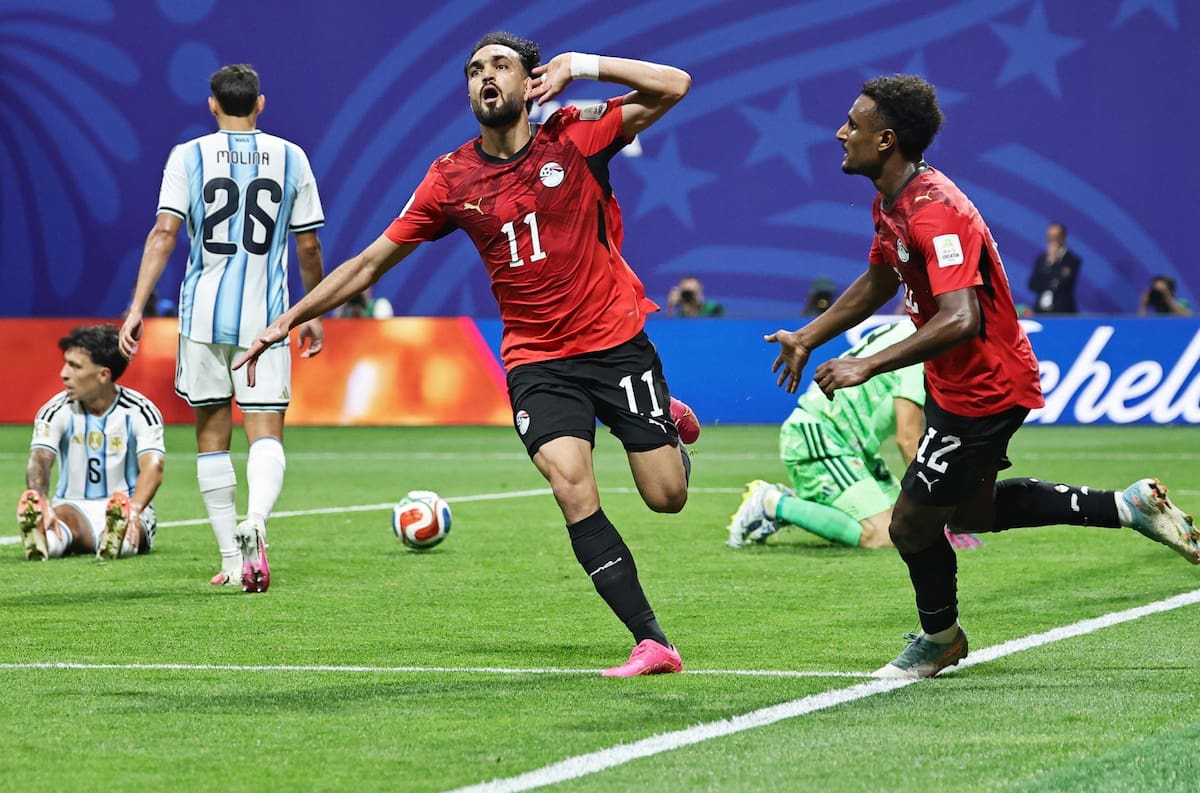 Los Faraones estuvieron muy cerca de eliminar al campeón.. Foto: Agencia EFE.