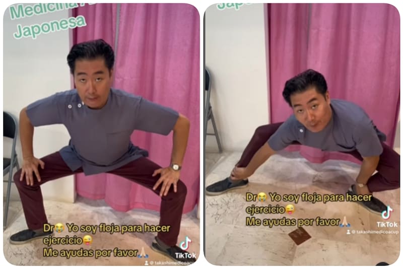 Con movimientos moderados podrás bajar de peso.