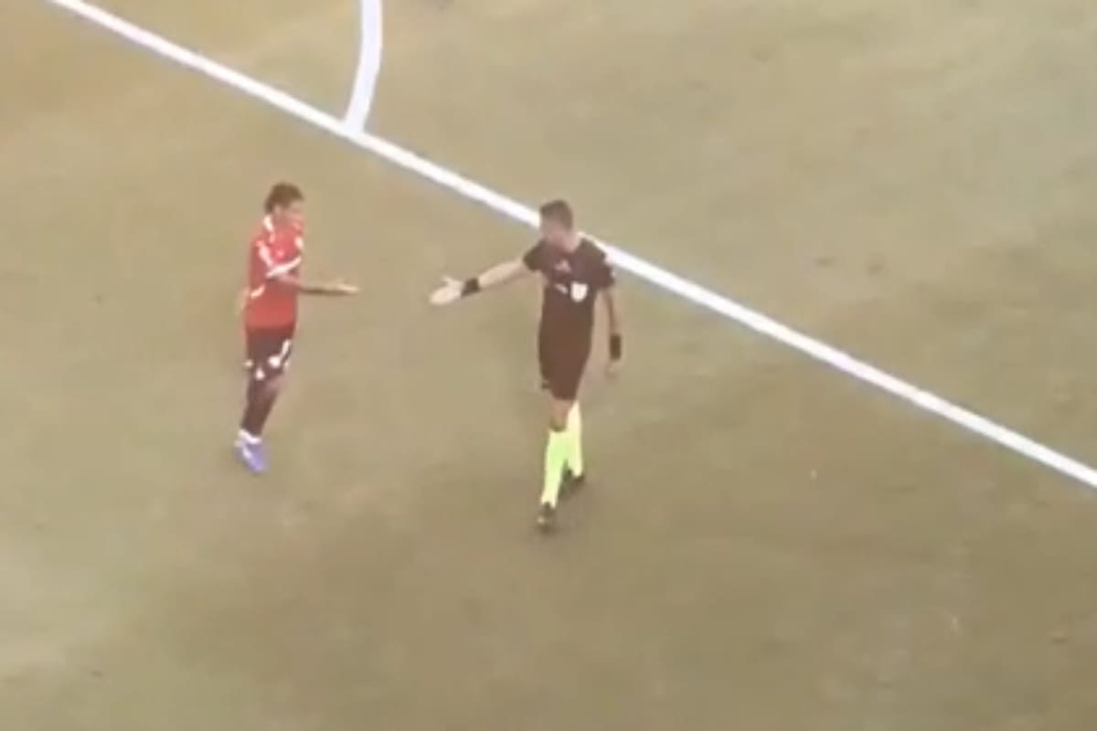 del partido Independiente vs Instituto felicitó a Luciano Cabral.